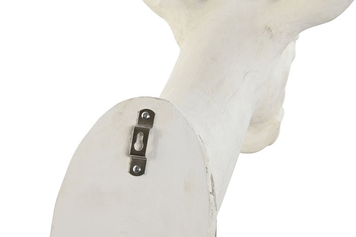 DKD Home Decor Decoración de Pared Blanco Resina 36 x 58 x 25 cm