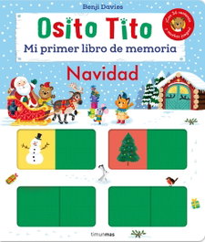 TIMUN MAS Osito Tito. Mi primer libro de memoria. Navidad