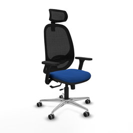 PIQUERAS Y CRESPO Silla de oficina Cilanco Azul y Negro