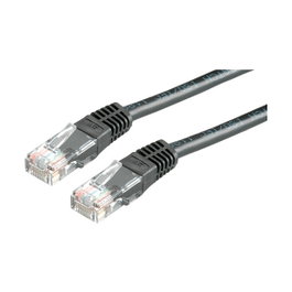 VALUE Cable de red UTP Patch Cord Cat.6 negro 3 m