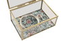 DKD Home Decor Joyero Shabby Beige Verde 11 x 6 x 14 cm (4 Unidades)