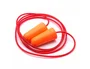 Safetop Pinkie Tapones auditivos de espuma con cordón, naranja, 200 pares