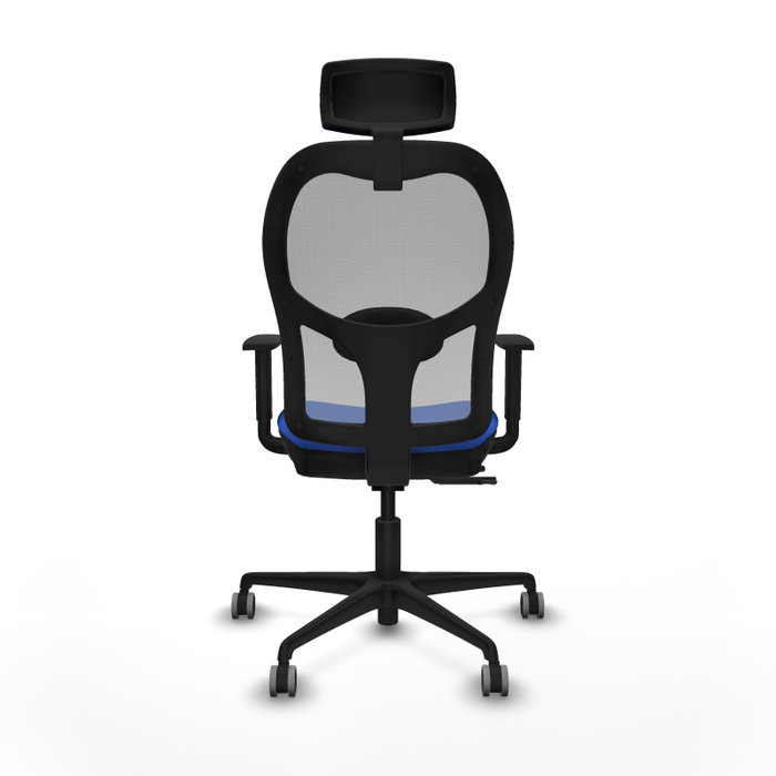 PIQUERAS Y CRESPO Silla de oficina Jorquera con mecanismo Sincro/Traslack, Azul y Gris PIQUERAS Y CRESPO Silla de oficina Jorquera con mecanismo Sincro/Traslack, Azul y Gris