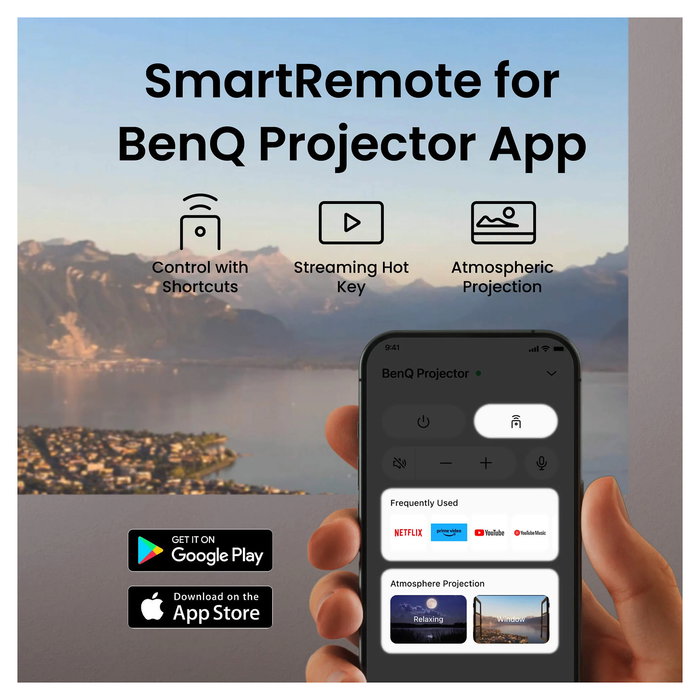 BenQ Proyector TK705i (Ref. 9H.R0C77.57E) - Color Gris