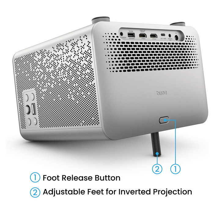 BenQ Proyector TK705i (Ref. 9H.R0C77.57E) - Color Gris