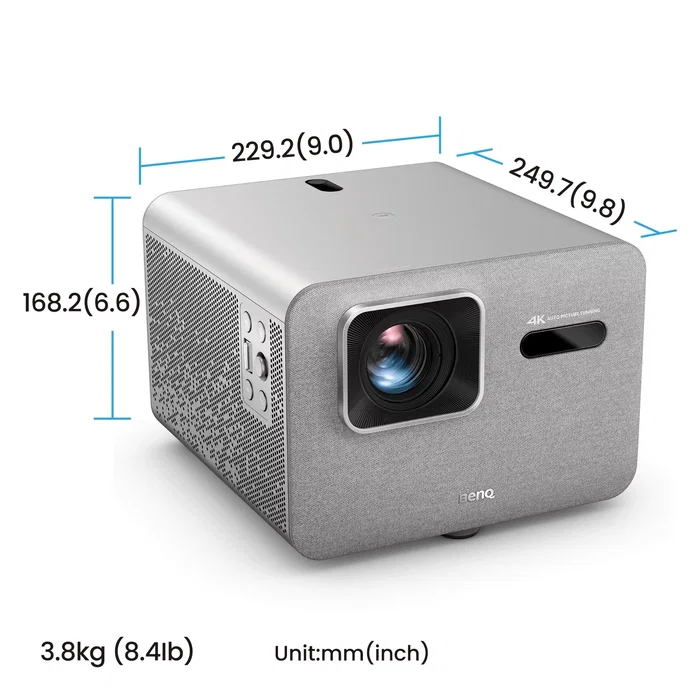BenQ TK705i Proyector UHD 4K 3000 lúmenes ANSI Gris BenQ TK705i Proyector UHD 4K 3000 lúmenes ANSI Gris