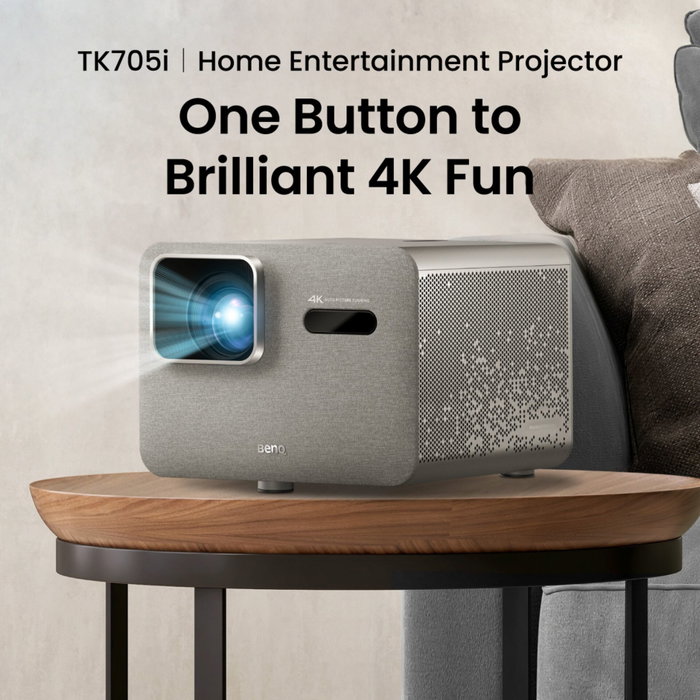 BenQ TK705i Proyector UHD 4K 3000 lúmenes ANSI Gris BenQ TK705i Proyector UHD 4K 3000 lúmenes ANSI Gris