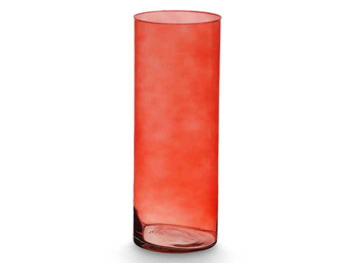 Giftdecor Jarrón de Cristal Cilíndrico Teja 15x40cm Giftdecor Jarrón de Cristal Cilíndrico Teja 15x40cm