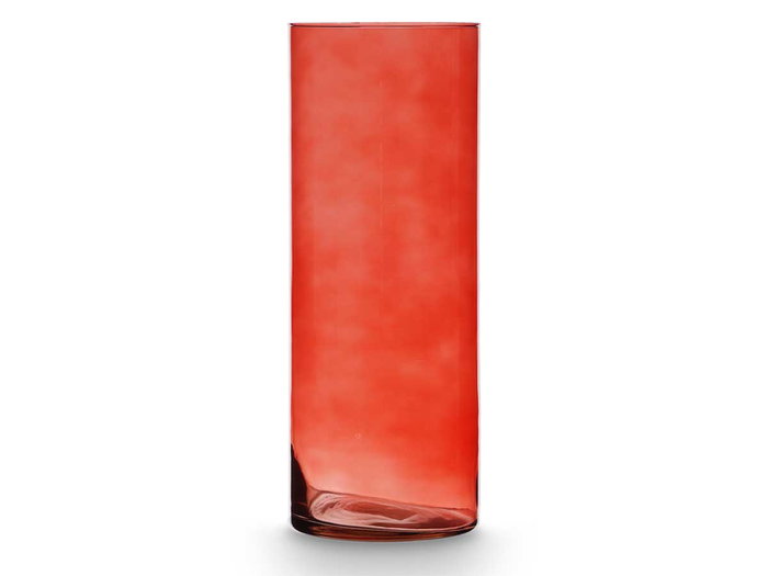 Giftdecor Jarrón de Cristal Cilíndrico Teja 15x40cm Giftdecor Jarrón de Cristal Cilíndrico Teja 15x40cm