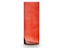 Giftdecor Jarrón de Cristal Cilíndrico Teja 15x40cm