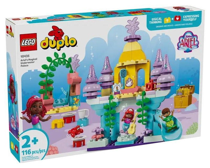 LEGO DUPLO Disney Palacio Submarino Mágico de Ariel, 116 piezas LEGO DUPLO Disney Palacio Submarino Mágico de Ariel, 116 piezas