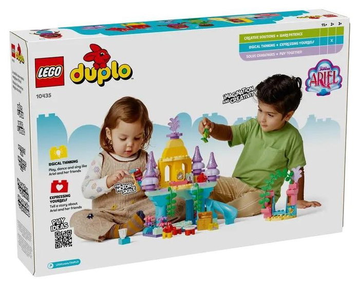 LEGO DUPLO Disney Palacio Submarino Mágico de Ariel, 116 piezas LEGO DUPLO Disney Palacio Submarino Mágico de Ariel, 116 piezas
