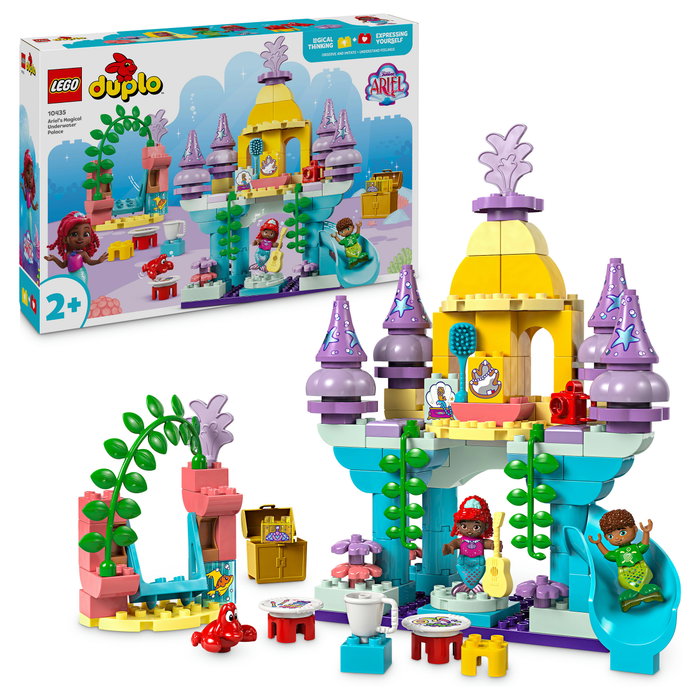 LEGO DUPLO Disney Palacio Submarino Mágico de Ariel, 116 piezas LEGO DUPLO Disney Palacio Submarino Mágico de Ariel, 116 piezas