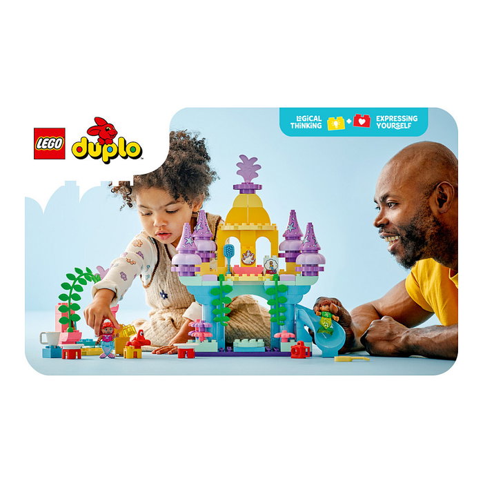 LEGO DUPLO Disney Palacio Submarino Mágico de Ariel, 116 piezas LEGO DUPLO Disney Palacio Submarino Mágico de Ariel, 116 piezas