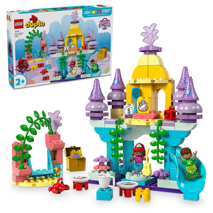 LEGO DUPLO Disney Palacio Submarino Mágico de Ariel, 116 piezas LEGO DUPLO Disney Palacio Submarino Mágico de Ariel, 116 piezas
