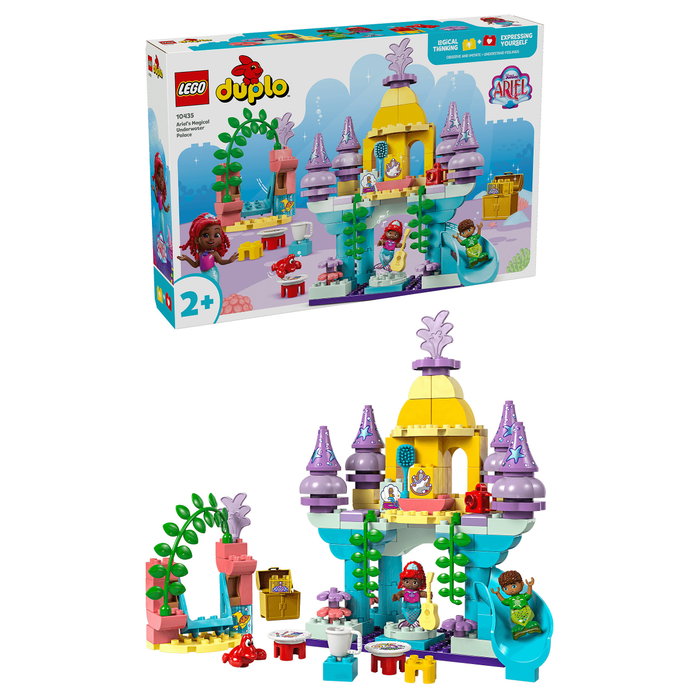LEGO DUPLO Disney Palacio Submarino Mágico de Ariel, 116 piezas LEGO DUPLO Disney Palacio Submarino Mágico de Ariel, 116 piezas