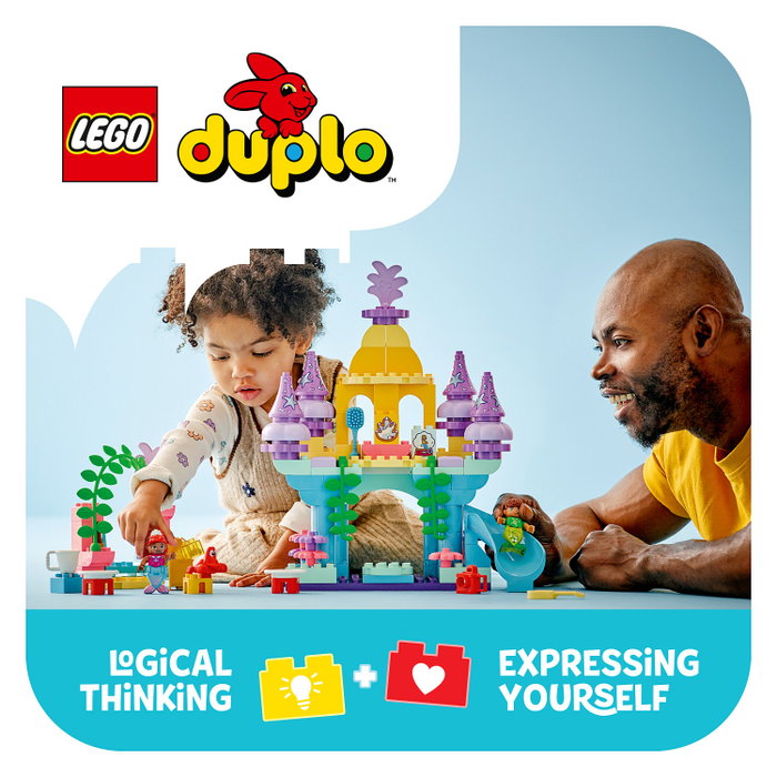 LEGO DUPLO Disney Palacio Submarino Mágico de Ariel, 116 piezas LEGO DUPLO Disney Palacio Submarino Mágico de Ariel, 116 piezas