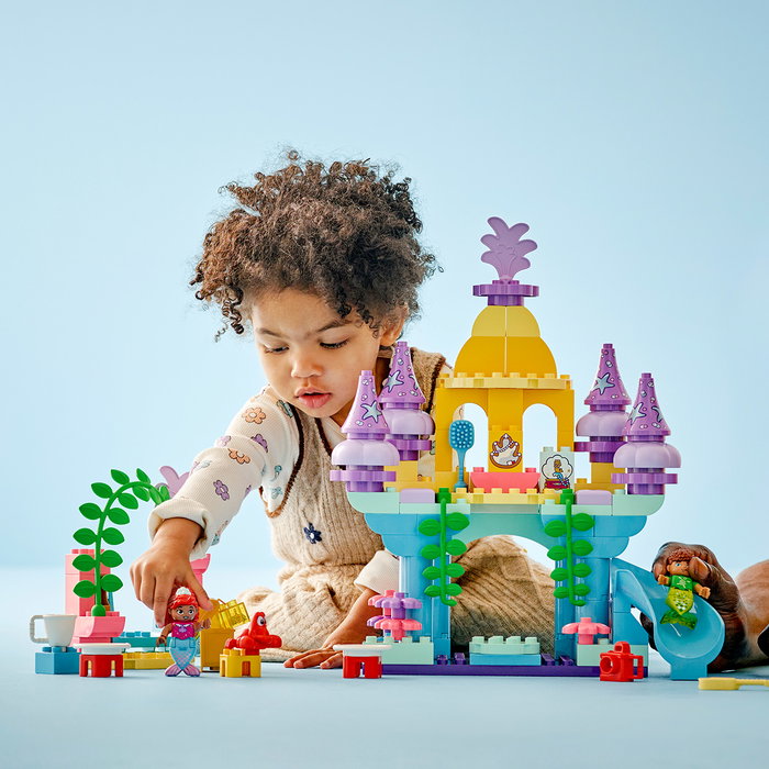 Lego Palacio Submarino Mágico Ariel Disney Duplo 10435 Juguete de Construcción para Preescolares +2 Años