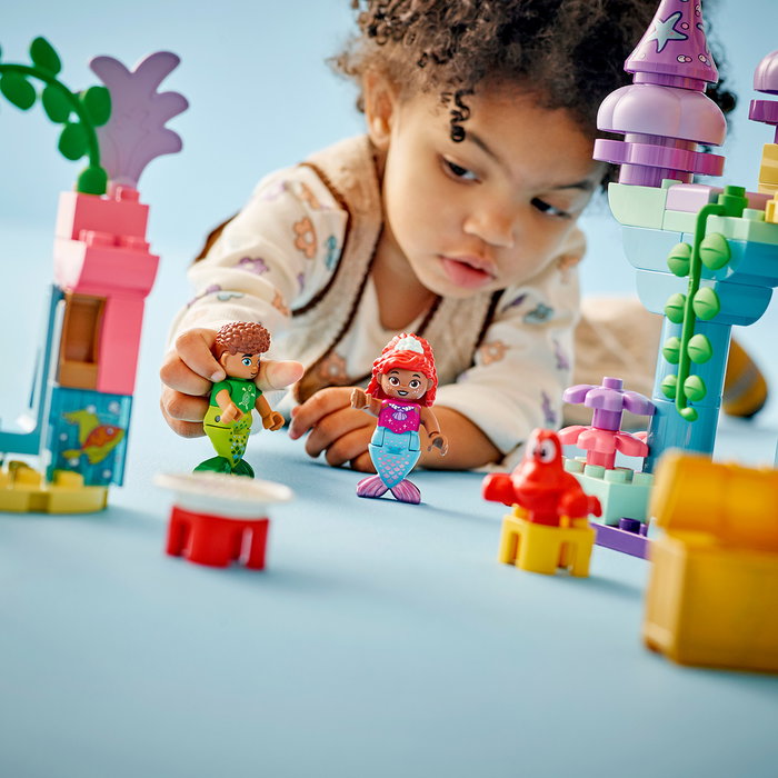 Lego Palacio Submarino Mágico Ariel Disney Duplo 10435 Juguete de Construcción para Preescolares +2 Años