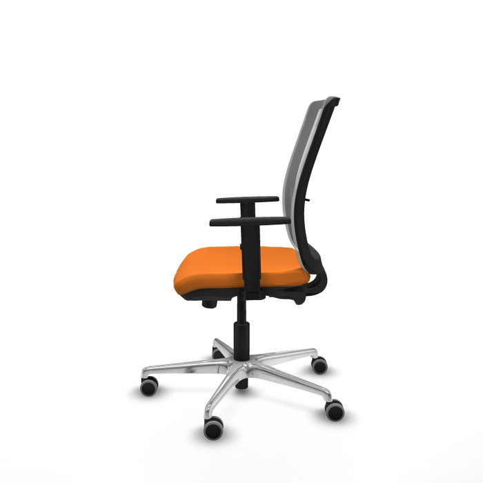 PIQUERAS Y CRESPO Silla de oficina Haches Naranja y Gris