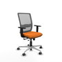 PIQUERAS Y CRESPO Silla de oficina Haches Naranja y Gris