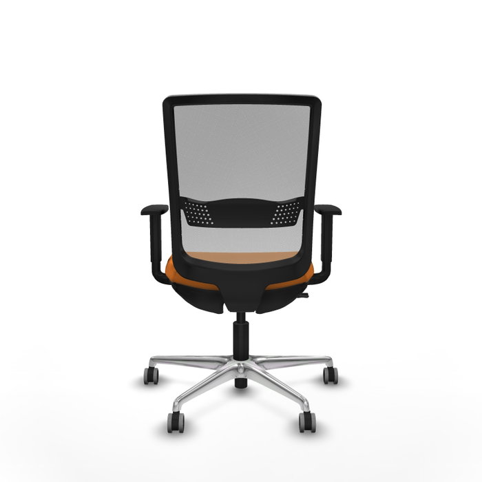 PIQUERAS Y CRESPO Silla de oficina Haches Naranja y Gris