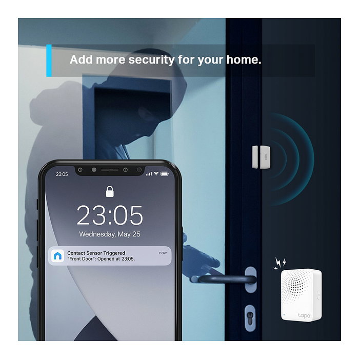 TP-Link Tapo T110 Sensor de Contacto Inteligente Blanco TP-Link Tapo T110 Sensor de Contacto Inteligente Blanco