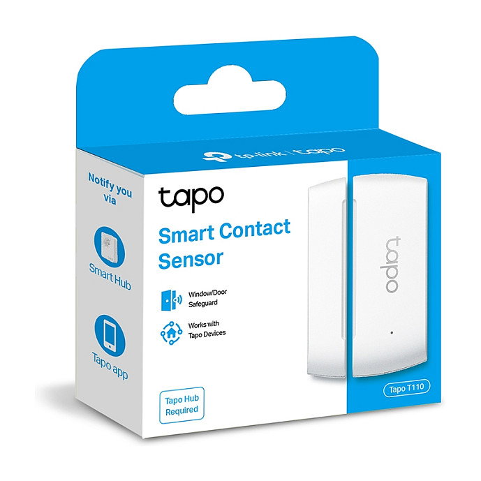 TP-Link Tapo T110 Sensor de Contacto Inteligente Blanco TP-Link Tapo T110 Sensor de Contacto Inteligente Blanco