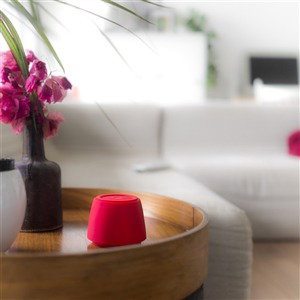 Elbe ALT-002-BT Altavoz Bluetooth Mini Rojo 2W Compatible con Smartphone y Tablet