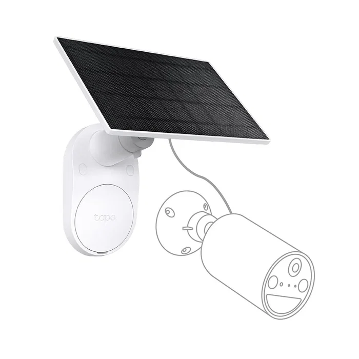TP-Link Tapo A201 Panel Solar para Cámaras con Batería, 2,5 W, Blanco