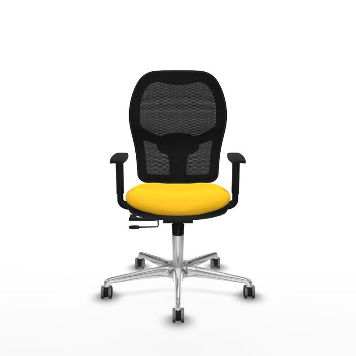PIQUERAS Y CRESPO Silla de oficina Jorquera Sincro/Traslack Amarillo y Negro PIQUERAS Y CRESPO Silla de oficina Jorquera Sincro/Traslack Amarillo y Negro