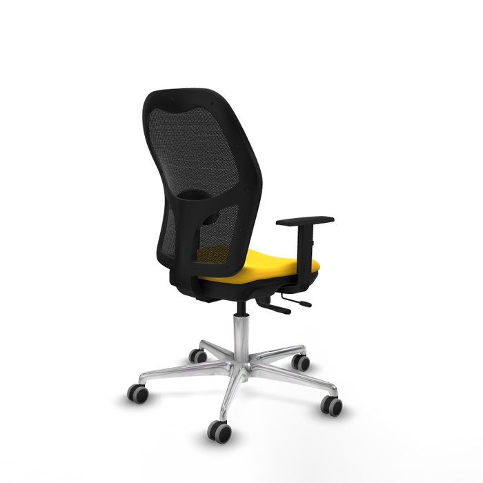 PIQUERAS Y CRESPO Silla de oficina Jorquera Sincro/Traslack Amarillo y Negro PIQUERAS Y CRESPO Silla de oficina Jorquera Sincro/Traslack Amarillo y Negro