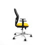 PIQUERAS Y CRESPO Silla de oficina Jorquera Sincro/Traslack Amarillo y Negro