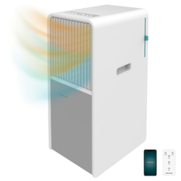 Cecotec 8166 Aire Acondicionado Portátil 9000 BTU 2250 Frigorías Bomba de Calor Control App 65 dB Blanco
