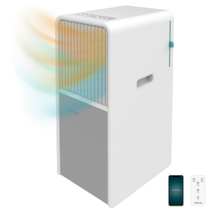 Cecotec 8166 Aire Acondicionado Portátil 9000 BTU 2250 Frigorías Bomba de Calor Control App 65 dB Blanco Cecotec 8166 Aire Acondicionado Portátil 9000 BTU 2250 Frigorías Bomba de Calor Control App 65 dB Blanco
