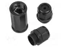 Lanberg AD-RJ45-OS6-IP67 Adaptador RJ45 hembra a hembra IP67 Negro