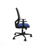 PIQUERAS Y CRESPO Silla de oficina Cilanco con mecanismo Sincro Azul marino y Gris