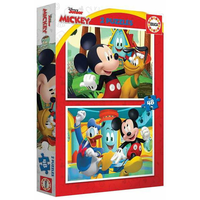 Educa Puzzle Mickey Mouse Fun House 2x48 piezas Educa Puzzle Mickey Mouse Fun House 2x48 piezas
