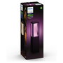 Philips Hue White and Color Ambiance Impress Lámpara de Poste Exterior Inteligente RGB Bluetooth Zigbee, Negro, Sin Bombillas