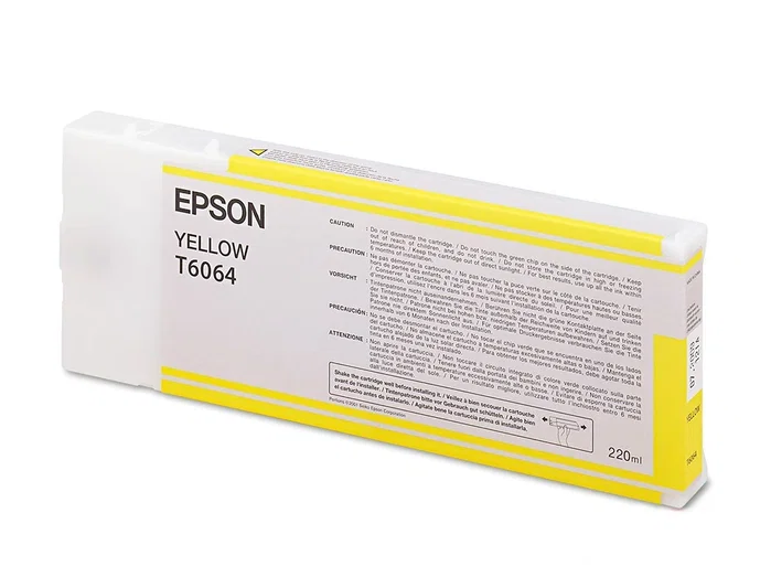 Epson Cartucho de Tinta Amarillo T6064 220ml para Stylus Pro 4800/4880