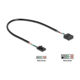 DeLOCK Cable USB 2.0 4 Pin a 10 Pin 0,03 m 83025