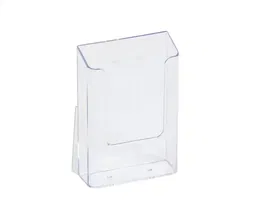 Archivo 2000 Expositor sobremesa 1 compartimento 1/3 A4 vertical fondo cajetín 34 mm transparente Poliestireno 165x70x110 mm
