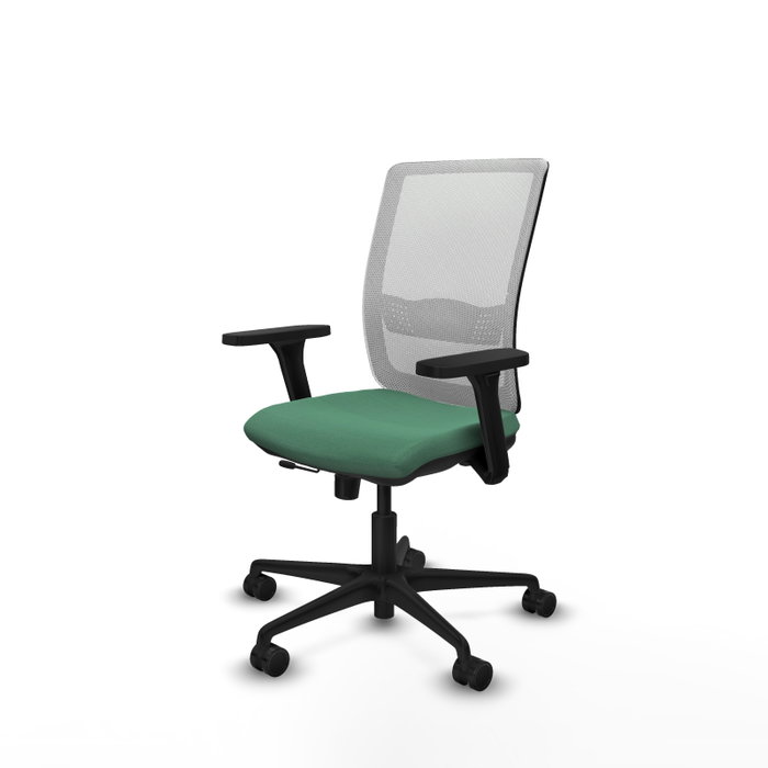PIQUERAS Y CRESPO Silla de oficina Haches Verde esmeralda y Blanco PIQUERAS Y CRESPO Silla de oficina Haches Verde esmeralda y Blanco