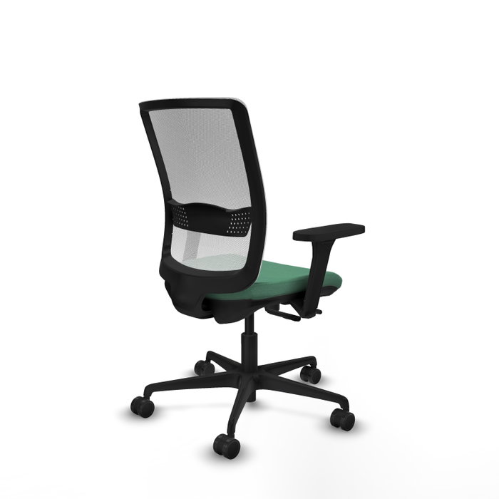 PIQUERAS Y CRESPO Silla de oficina Haches Verde esmeralda y Blanco PIQUERAS Y CRESPO Silla de oficina Haches Verde esmeralda y Blanco