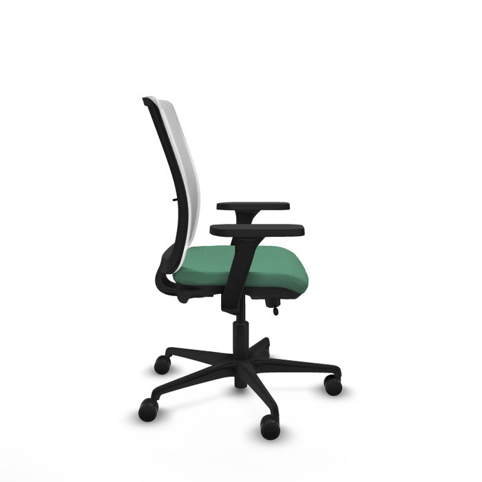 PIQUERAS Y CRESPO Silla de oficina Haches Verde esmeralda y Blanco PIQUERAS Y CRESPO Silla de oficina Haches Verde esmeralda y Blanco