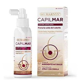 Marnys Capilmar Loción Anticaída Spray 100 ml para el Cabello con Extracto de Rúcula y Células Madre de Uva - Tratamiento para Hombres y Mujeres Vegano