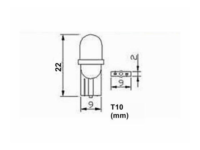 M-Tech Bombillas LED W5W Azul 12V 0.96W LB012B M-Tech Bombillas LED W5W Azul 12V 0.96W LB012B