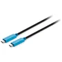 Kensington Cable USB-C Gen2 con suministro de energía, 1 metro, Azul