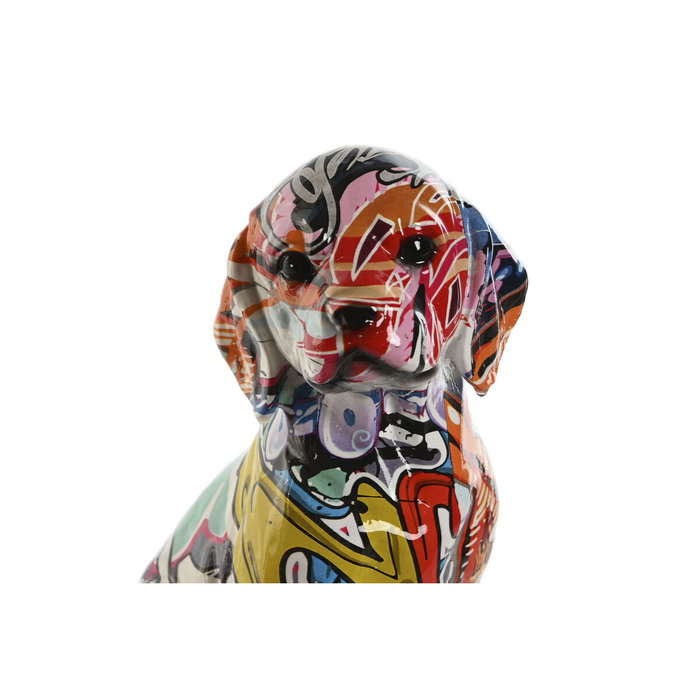 DKD Home Decor Figura de Perro Multicolor en Resina