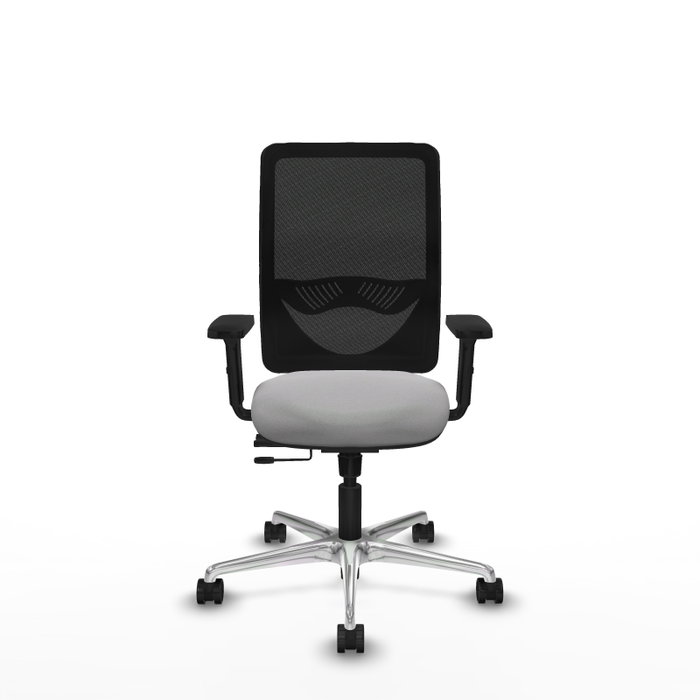 PIQUERAS Y CRESPO Silla de oficina Zulema con mecanismo Sincro/Traslack, Gris claro y Negro PIQUERAS Y CRESPO Silla de oficina Zulema con mecanismo Sincro/Traslack, Gris claro y Negro